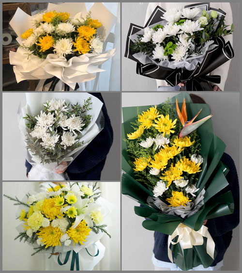 山东青岛莱西市院上镇任家院村白事花束代送